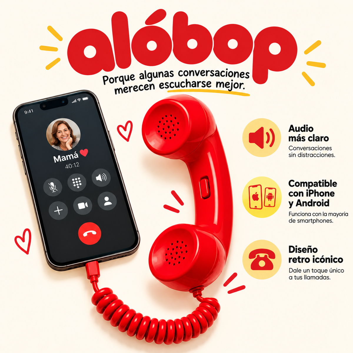 Alóbop™ | El teléfono retro que volvió para quedarse